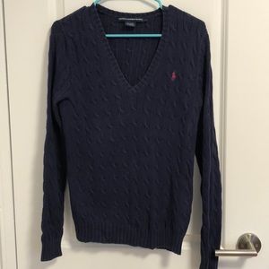 Polo cable net sweater. Size L
